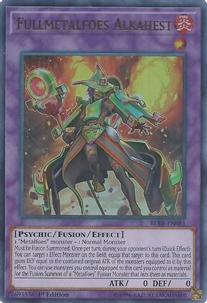 Fullmetalfoes Alkahest (BLRR-EN081) - Battles of Legend: Relentless Revenge 1st Edition - Premium Yugioh Single from Konami - Just $0.25! Shop now at Game Crave Tournament Store