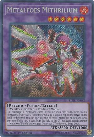 Metalfoes Mithrilium (BLRR-EN082) - Battles of Legend: Relentless Revenge 1st Edition - Premium Yugioh Single from Konami - Just $0.26! Shop now at Game Crave Tournament Store