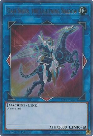 Gaia Saber, the Lightning Shadow (BLRR-EN087) - Battles of Legend: Relentless Revenge 1st Edition - Premium Yugioh Single from Konami - Just $0.08! Shop now at Game Crave Tournament Store