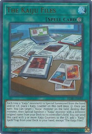 The Kaiju Files (BLRR-EN091) - Battles of Legend: Relentless Revenge 1st Edition - Premium Yugioh Single from Konami - Just $0.25! Shop now at Game Crave Tournament Store