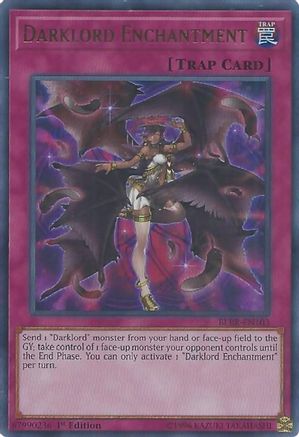 Darklord Enchantment (BLRR-EN103) - Battles of Legend: Relentless Revenge 1st Edition - Premium Yugioh Single from Konami - Just $0.36! Shop now at Game Crave Tournament Store