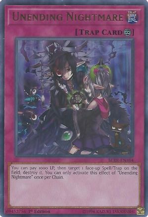 Unending Nightmare (BLRR-EN104) - Battles of Legend: Relentless Revenge 1st Edition - Premium Yugioh Single from Konami - Just $0.35! Shop now at Game Crave Tournament Store