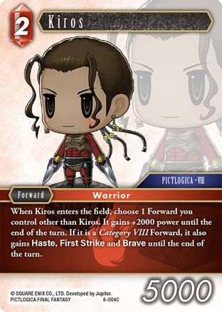 Kiros (OPUS VI) Foil - Premium Final Fantasy Single from Opus VI - Just $0.08! Shop now at Game Crave Tournament Store