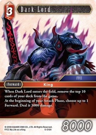 Dark Lord (OPUS VI) - Premium Final Fantasy Single from Opus VI - Just $0.25! Shop now at Game Crave Tournament Store