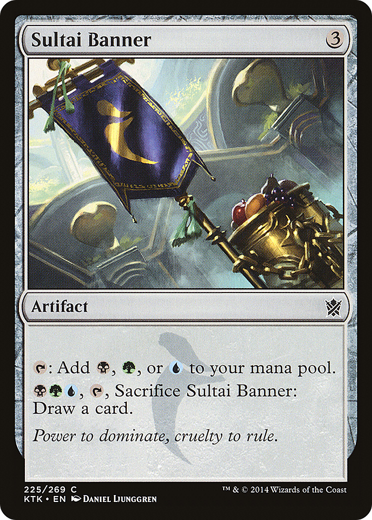 Sultai Banner (KTK-225) - Khans of Tarkir Foil - Premium MTG Single from Wizards of the Coast - Just $0.33! Shop now at Game Crave Tournament Store