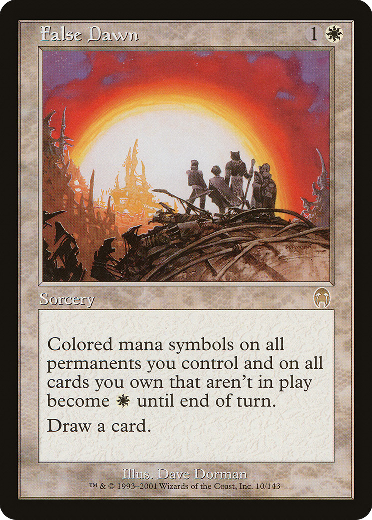 False Dawn (APC-010) - Apocalypse Foil - Premium MTG Single from Wizards of the Coast - Just $1.56! Shop now at Game Crave Tournament Store