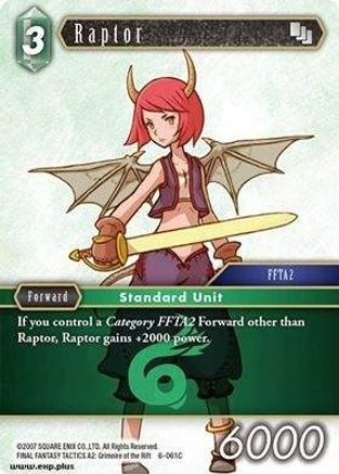 Raptor (OPUS VI) Foil - Premium Final Fantasy Single from Opus VI - Just $0.25! Shop now at Game Crave Tournament Store