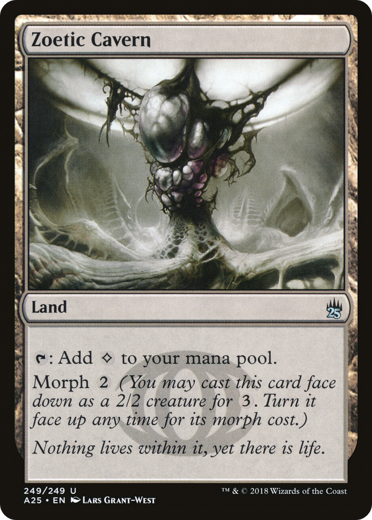 Zoetic Cavern (A25-249) - Masters 25 - Premium MTG Single from Wizards of the Coast - Just $0.25! Shop now at Game Crave Tournament Store