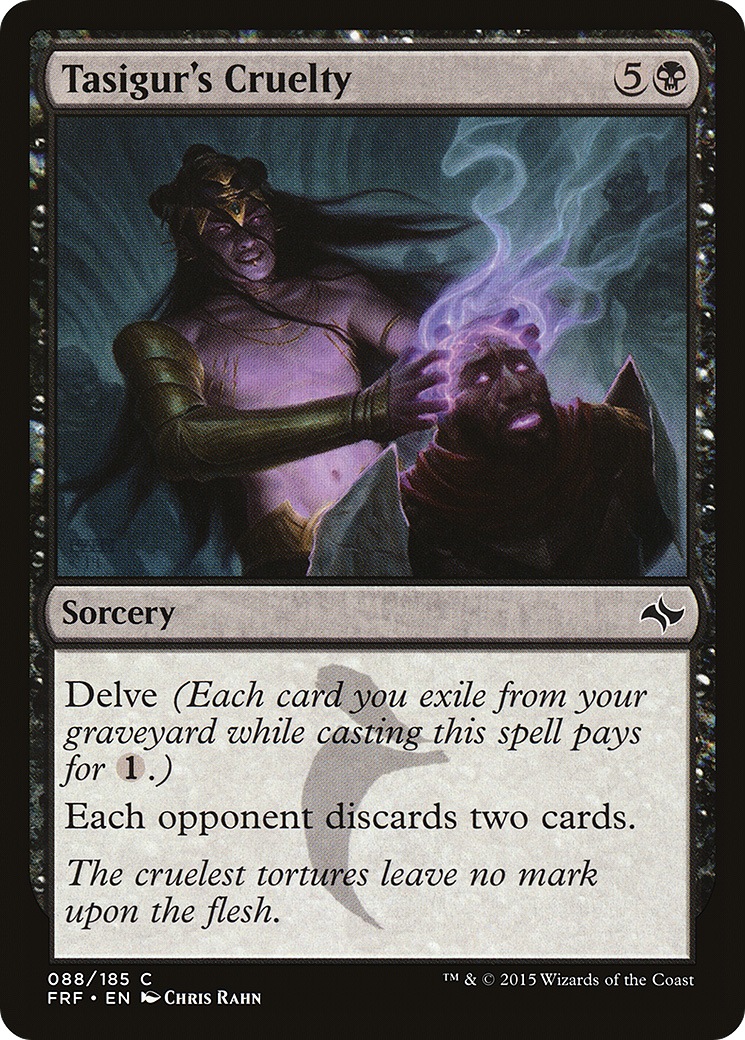 Tasigur's Cruelty (FRF-088) - Fate Reforged Foil - Premium MTG Single from Wizards of the Coast - Just $0.53! Shop now at Game Crave Tournament Store