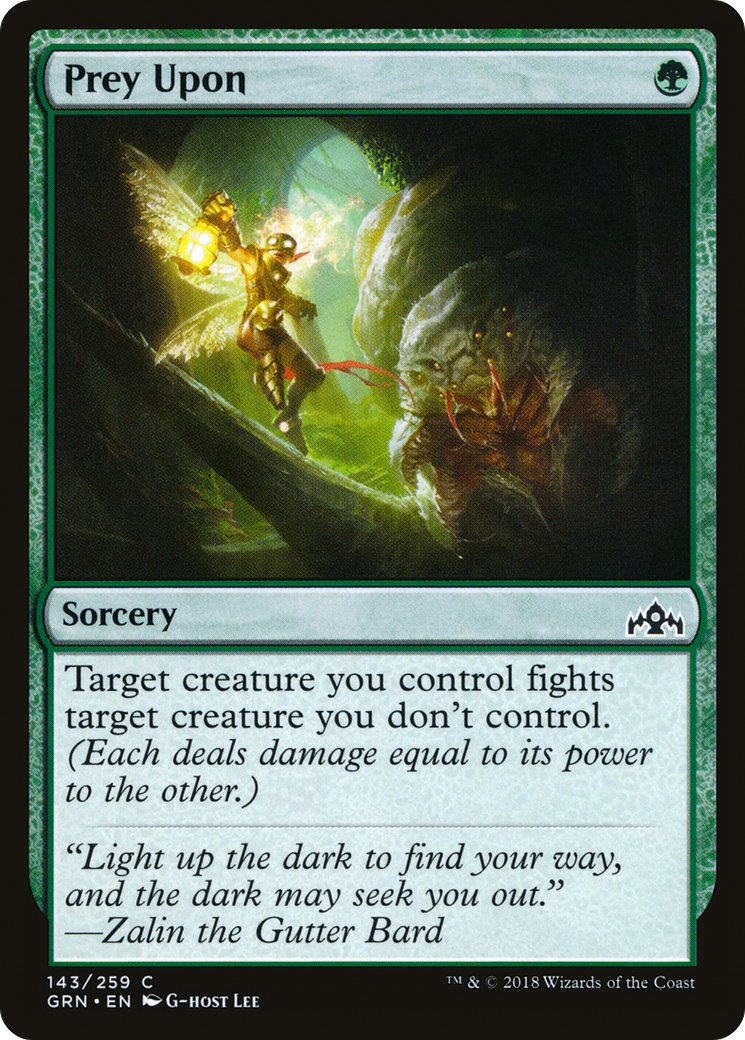 Prey Upon (GRN-143) - Guilds of Ravnica Foil - Premium MTG Single from Wizards of the Coast - Just $0.25! Shop now at Game Crave Tournament Store