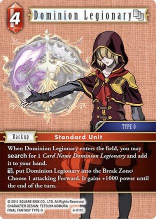 Dominion Legionary (OPUS VI) Foil - Premium Final Fantasy Single from Opus VI - Just $0.25! Shop now at Game Crave Tournament Store