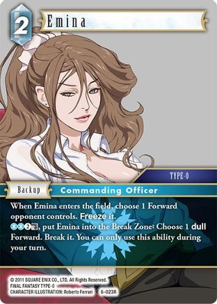 Emina (OPUS VI) Foil - Premium Final Fantasy Single from Opus VI - Just $0.08! Shop now at Game Crave Tournament Store