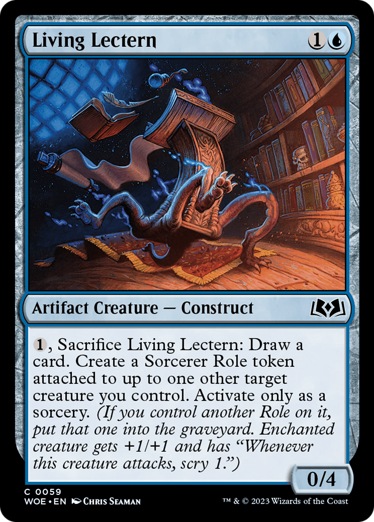 Living Lectern (WOE-059) - Wilds of Eldraine - Premium MTG Single from Wizards of the Coast - Just $0.08! Shop now at Game Crave Tournament Store