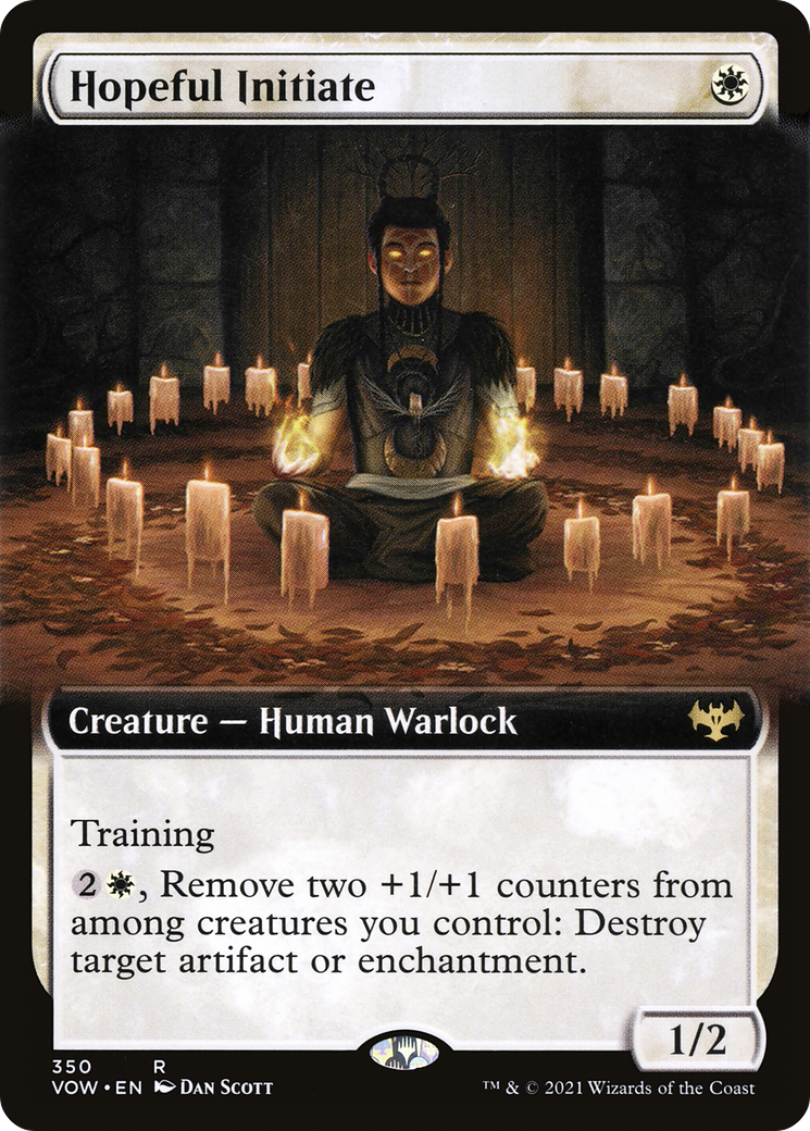 Hopeful Initiate (VOW-350) - Innistrad: Crimson Vow: (Extended Art) - Premium MTG Single from Wizards of the Coast - Just $0.25! Shop now at Game Crave Tournament Store