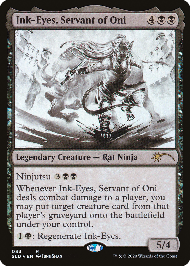 Ink-Eyes, Servant of Oni (SLD-033) - Secret Lair Drop Foil - Premium MTG Single from Wizards of the Coast - Just $9.64! Shop now at Game Crave Tournament Store