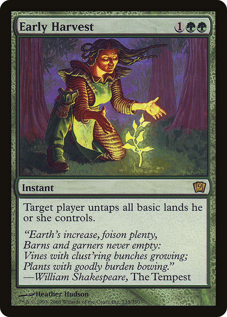 Early Harvest (9ED-235★) - Ninth Edition Foil - Premium MTG Single from Wizards of the Coast - Just $3.87! Shop now at Game Crave Tournament Store