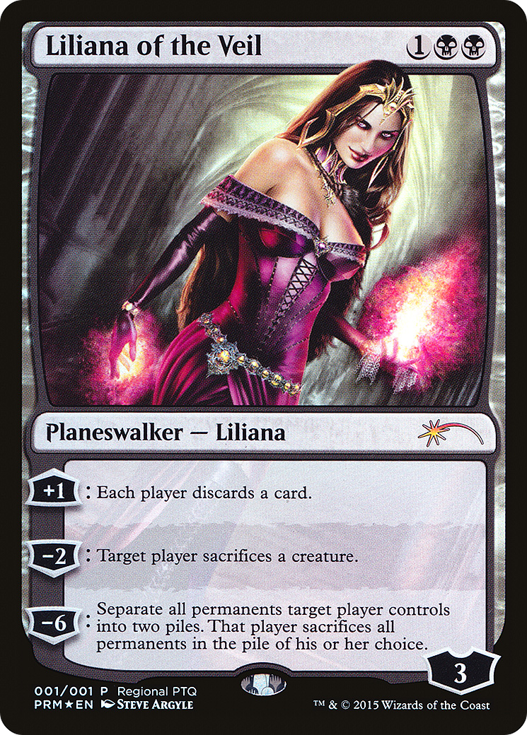 Liliana of the Veil (PPRO-2015) - Pro Tour Promos Foil - Premium MTG Single from Wizards of the Coast - Just $6.31! Shop now at Game Crave Tournament Store