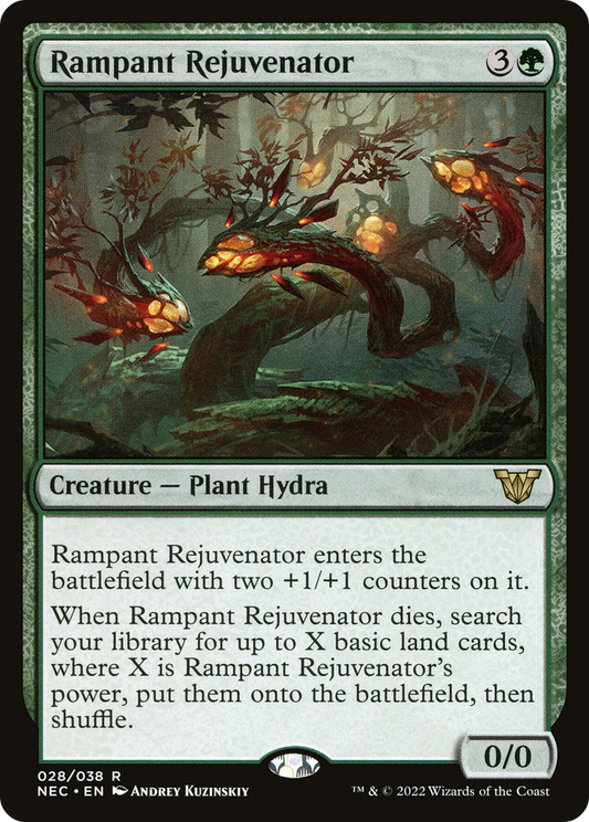 Rampant Rejuvenator (NEC-028) - Neon Dynasty Commander - Premium MTG Single from Wizards of the Coast - Just $1.25! Shop now at Game Crave Tournament Store