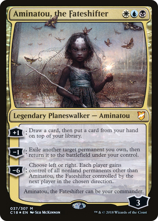 Aminatou, the Fateshifter (C18-037) - Commander 2018 Foil - Premium MTG Single from Wizards of the Coast - Just $0.61! Shop now at Game Crave Tournament Store