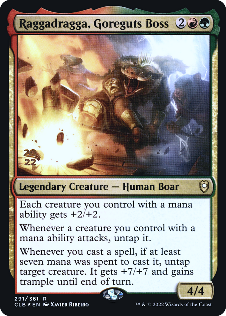 Raggadragga, Goreguts Boss (PCLB-291S) - Battle for Baldur's Gate Promos Foil - Premium MTG Single from Wizards of the Coast - Just $0.95! Shop now at Game Crave Tournament Store