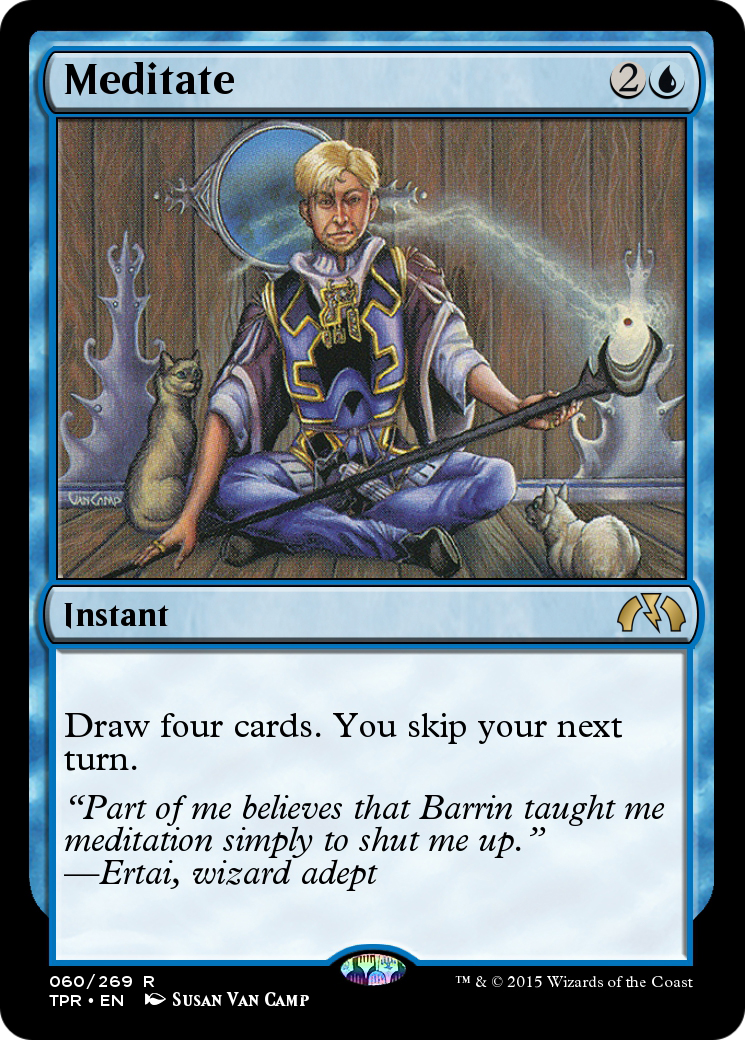 Meditate (TPR-060) - Tempest Remastered Foil - Premium MTG Single from Wizards of the Coast - Just $0! Shop now at Game Crave Tournament Store