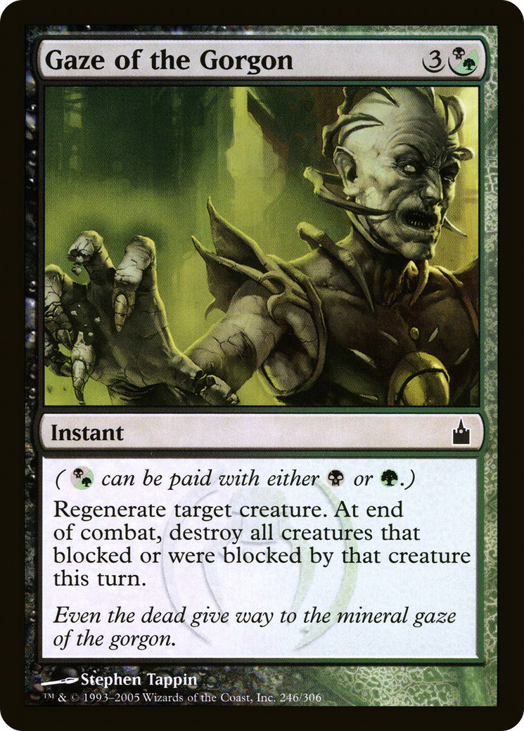 Gaze of the Gorgon (RAV-246) - Ravnica: City of Guilds Foil - Premium MTG Single from Wizards of the Coast - Just $0.08! Shop now at Game Crave Tournament Store