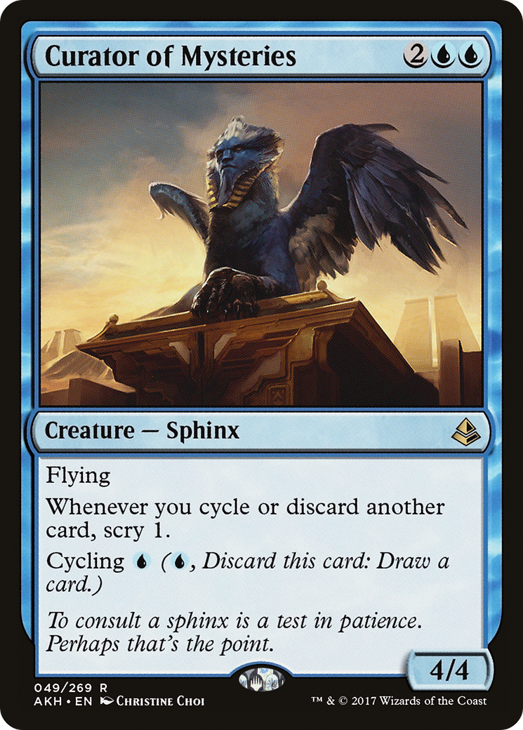 Curator of Mysteries (AKH-049) - Amonkhet Foil - Premium MTG Single from Wizards of the Coast - Just $0.08! Shop now at Game Crave Tournament Store