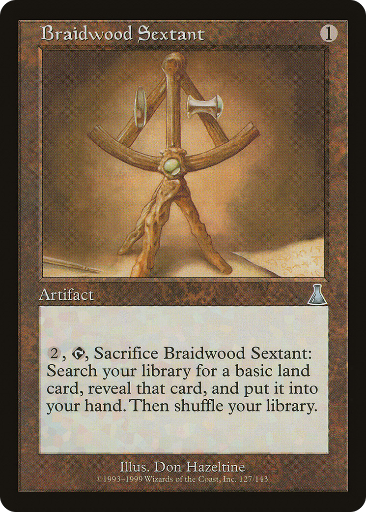 Braidwood Sextant (UDS-127) - Urza's Destiny Foil - Premium MTG Single from Wizards of the Coast - Just $2.58! Shop now at Game Crave Tournament Store