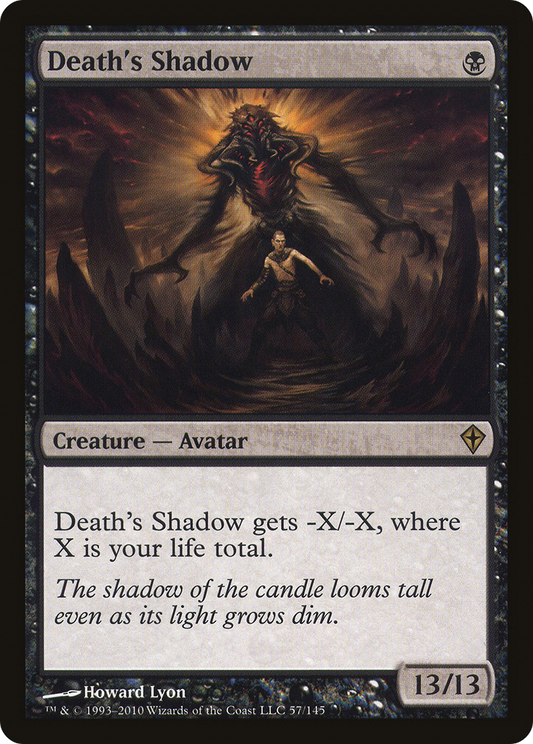 Death's Shadow (WWK-057) - Worldwake - Premium MTG Single from Wizards of the Coast - Just $1.33! Shop now at Game Crave Tournament Store