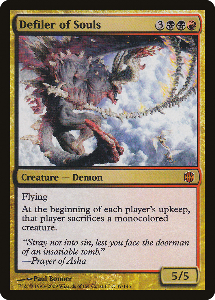 Defiler of Souls (ARB-037) - Alara Reborn - Premium MTG Single from Wizards of the Coast - Just $1.57! Shop now at Game Crave Tournament Store