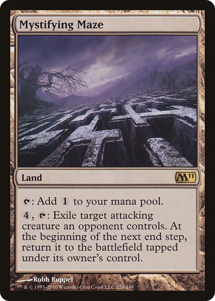 Mystifying Maze (M11-226) - Magic 2011 - Premium MTG Single from Wizards of the Coast - Just $0.50! Shop now at Game Crave Tournament Store