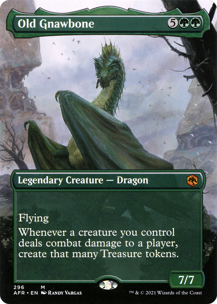 Old Gnawbone (AFR-296) - Adventures in the Forgotten Realms (Borderless) Foil - Premium MTG Single from Wizards of the Coast - Just $75.84! Shop now at Game Crave Tournament Store