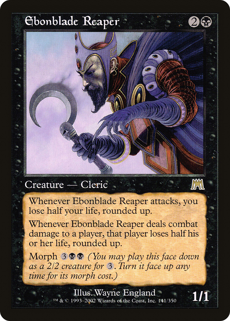 Ebonblade Reaper (ONS-141) - Onslaught Foil - Premium MTG Single from Wizards of the Coast - Just $4.83! Shop now at Game Crave Tournament Store