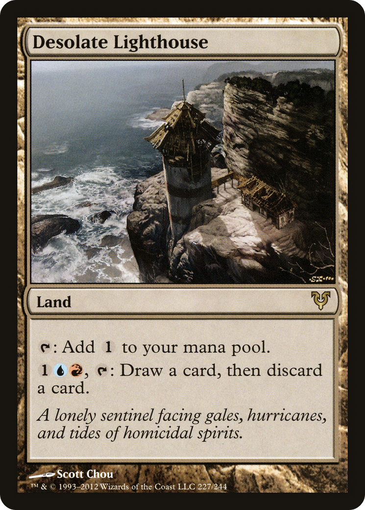 Desolate Lighthouse (AVR-227) - Avacyn Restored - Premium MTG Single from Wizards of the Coast - Just $0.08! Shop now at Game Crave Tournament Store