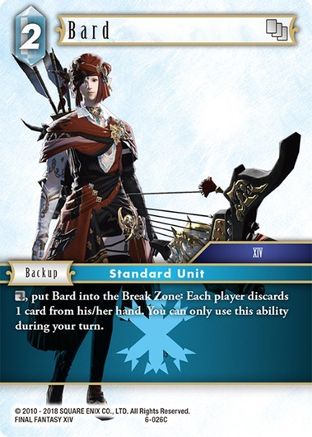 Bard (OPUS VI) Foil - Premium Final Fantasy Single from Opus VI - Just $0.26! Shop now at Game Crave Tournament Store