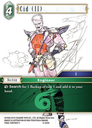 Cid (II) (OPUS VI) Foil - Premium Final Fantasy Single from Opus VI - Just $0.57! Shop now at Game Crave Tournament Store