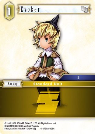 Evoker (6-073C) (OPUS VI) Foil - Premium Final Fantasy Single from Opus VI - Just $0.25! Shop now at Game Crave Tournament Store