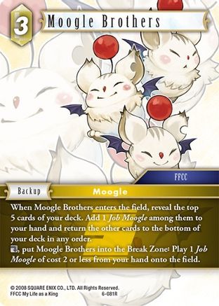Moogle Brothers (OPUS VI) Foil - Premium Final Fantasy Single from Opus VI - Just $0.81! Shop now at Game Crave Tournament Store