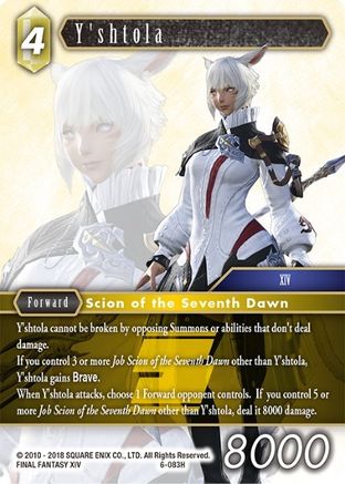 Y'shtola (OPUS VI) Foil - Premium Final Fantasy Single from Opus VI - Just $0.24! Shop now at Game Crave Tournament Store