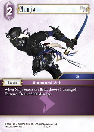 Ninja (OPUS VI) - Premium Final Fantasy Single from Opus VI - Just $0.25! Shop now at Game Crave Tournament Store