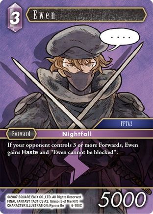 Ewen (OPUS VI) Foil - Premium Final Fantasy Single from Opus VI - Just $0.25! Shop now at Game Crave Tournament Store