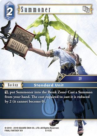 Summoner (XIV) (OPUS VI) - Premium Final Fantasy Single from Opus VI - Just $0.25! Shop now at Game Crave Tournament Store