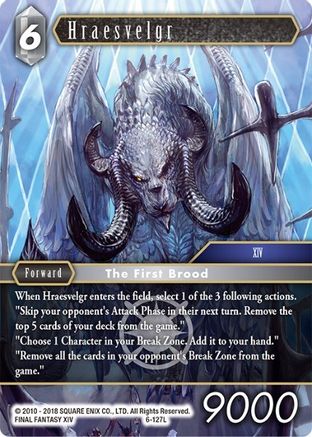 Hraesvelgr (OPUS VI) Foil - Premium Final Fantasy Single from Opus VI - Just $0.92! Shop now at Game Crave Tournament Store