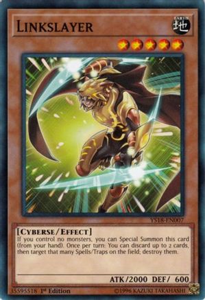 Linkslayer (YS18-EN007) - Starter Deck: Codebreaker 1st Edition - Premium Yugioh Single from Konami - Just $0.26! Shop now at Game Crave Tournament Store