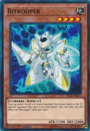 Bitrooper (YS18-EN011) - Starter Deck: Codebreaker 1st Edition - Premium Yugioh Single from Konami - Just $0.25! Shop now at Game Crave Tournament Store