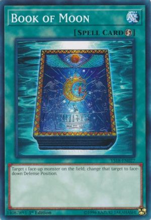 Book of Moon (YS18-EN027) - Starter Deck: Codebreaker 1st Edition - Premium Yugioh Single from Konami - Just $0.31! Shop now at Game Crave Tournament Store