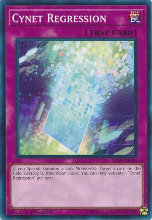 Cynet Regression (YS18-EN033) - Starter Deck: Codebreaker 1st Edition - Premium Yugioh Single from Konami - Just $0.25! Shop now at Game Crave Tournament Store