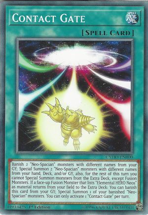 Contact Gate (CYHO-EN000) - Cybernetic Horizon Unlimited - Premium Yugioh Single from Konami - Just $0.25! Shop now at Game Crave Tournament Store