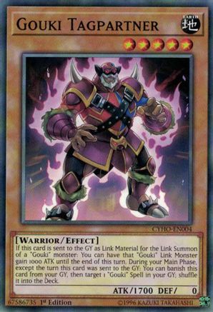 Gouki Tagpartner (CYHO-EN004) - Cybernetic Horizon 1st Edition - Premium Yugioh Single from Konami - Just $0.25! Shop now at Game Crave Tournament Store