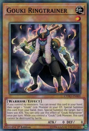 Gouki Ringtrainer (CYHO-EN005) - Cybernetic Horizon 1st Edition - Premium Yugioh Single from Konami - Just $0.25! Shop now at Game Crave Tournament Store